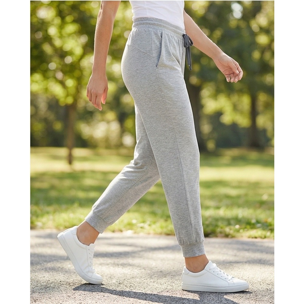Jones New York Sport 3X Gray Heather Jogger Pants Soft Sweatpants NWT